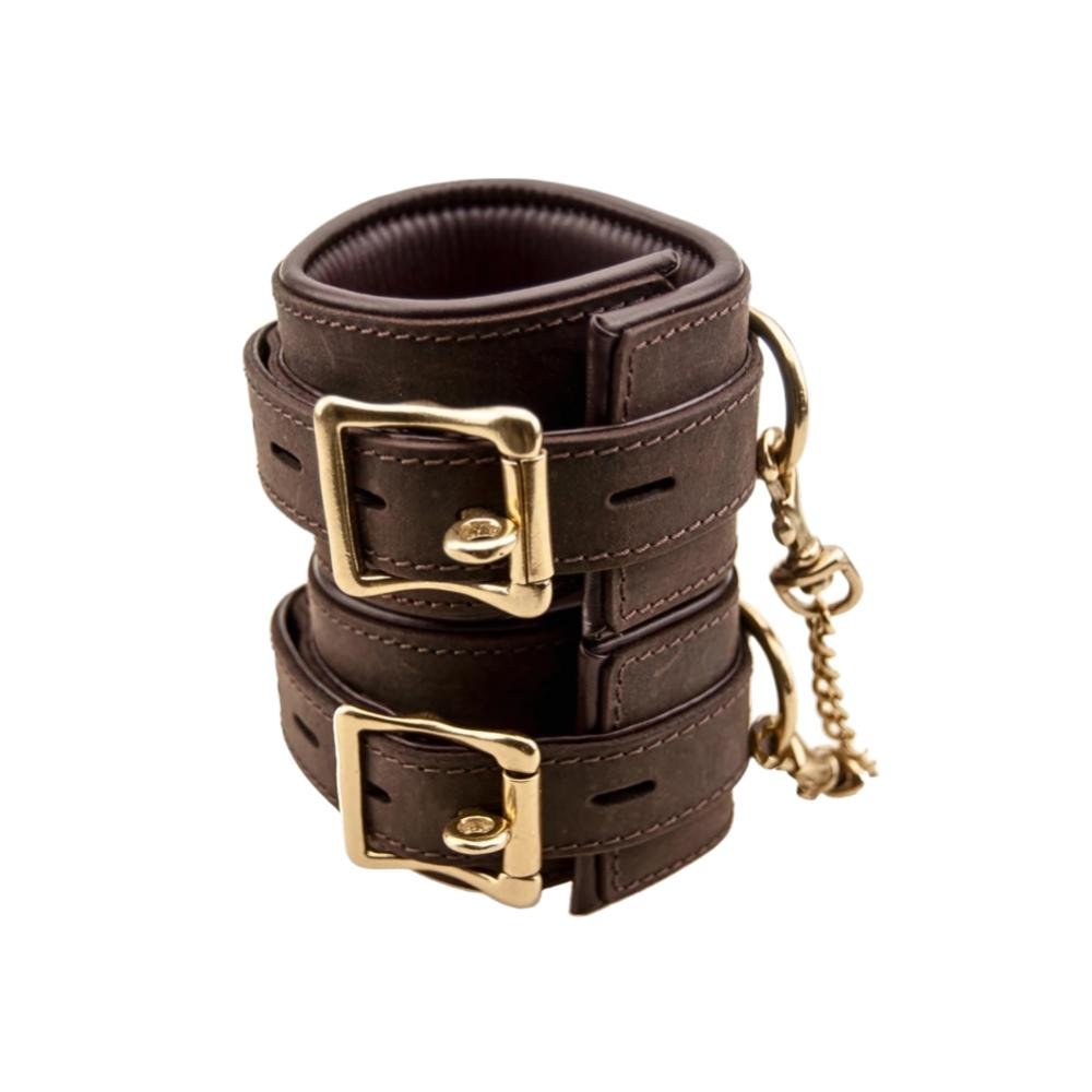 BOUND Nubuck Leather Wrist Restraints BOUND Nubuck Leather Wrist Restraints - Image 3