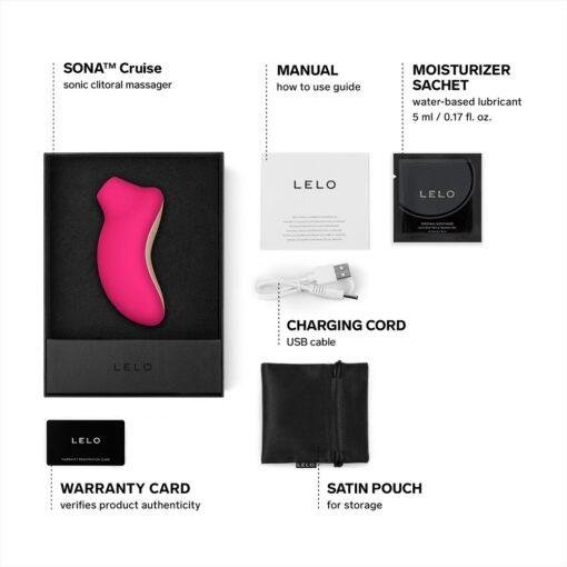 LELO SONA Cruise Clitoral Massager Cerise - Image 10