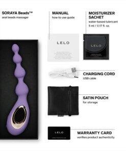 n12342 lelo soraya anal beads violet 10
