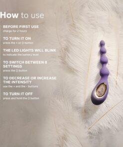 n12342 lelo soraya anal beads violet 13