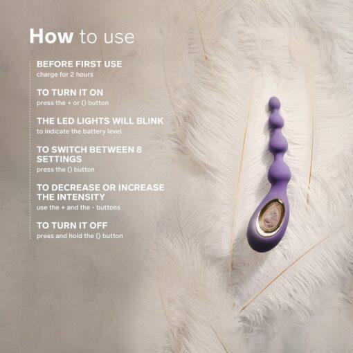 LELO Soraya Anal Beads Violet Dusk - Image 10