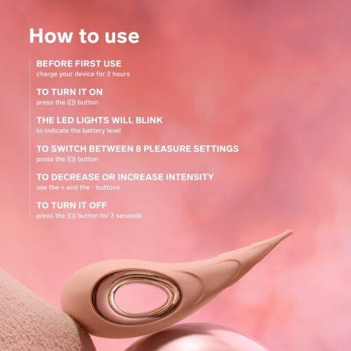 LELO Dot Cruise Clitoral Vibrator Peach Please - Image 10