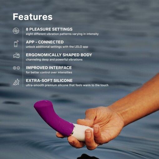 LELO Gigi 3 App Controlled G-Spot Vibrator Deep Rose - Image 5