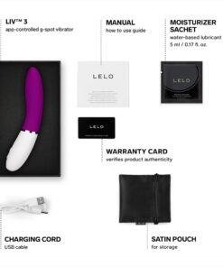 n12894 lelo liv3 app controlled gspot vibrator deep rose 4