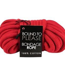 n8389 bound to please bondage rope red 1