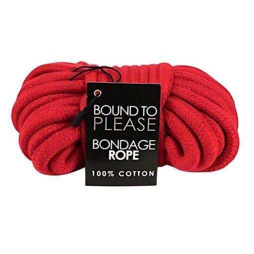 Bound to Please Bondage Rope Red - Image 3