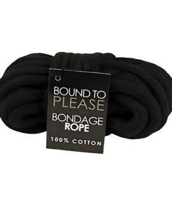n8390 bound to please bondage rope black