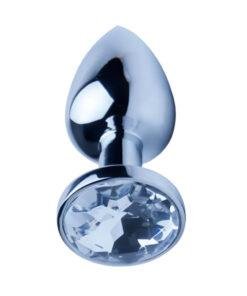 ns7100 precious metals silver anal plug small 4