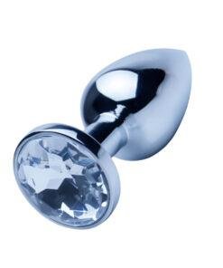 ns7100 precious metals silver anal plug small 5