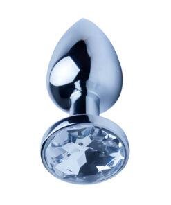 ns7101 precious metals silver anal plug large 1