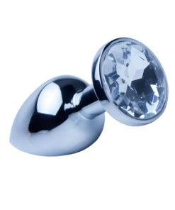 ns7101 precious metals silver anal plug large 4