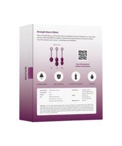 n10104 svakom nova exercise kegal balls violet 8