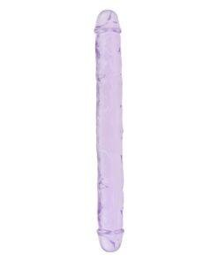 Loving Joy 12 Inch Double Dildo Purple n11950 loving joy 12 inch double dildo purple lying down wr