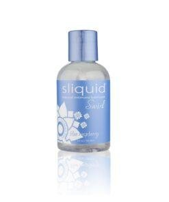 ns6477 sliquid naturals swirl flavoured lubricants blue raspberry 2