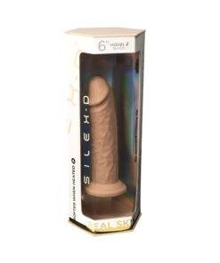 n12882 silexd 6inch realistic liquid silicone dildo suction cup 4