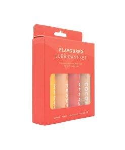 Loving Joy Flavoured Lubricant Set (4 Pack) n12622 loving joy flavoured lubricant set 4 pack pkg 1