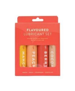 Loving Joy Flavoured Lubricant Set (4 Pack) n12622 loving joy flavoured lubricant set 4 pack pkg