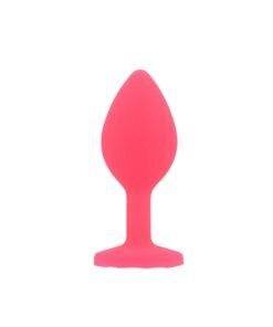 Toosh Pink Silicone Butt Plug Small