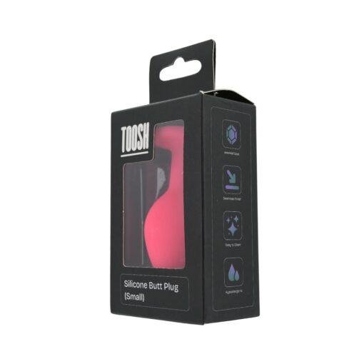 Toosh Pink Silicone Butt Plug Small - Image 10
