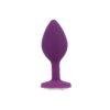 n12808 toosh purple silicone butt plug small