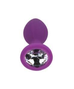 n12808 toosh purple silicone butt plug small 4