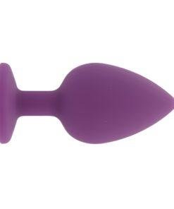 n12810 toosh purple silicone butt plug large 1
