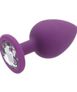 n12810 toosh purple silicone butt plug large 3