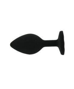 n12811 toosh black silicone butt plug small 1