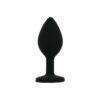 Toosh Black Silicone Butt Plug Small