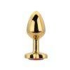 n12835 toosh heart shaped gold with red stone small