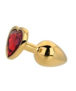 n12835 toosh heart shaped gold with red stone small 4