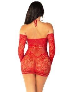 Leg Avenue Seamless Off the Shoulder Mini Dress Red n12985 leg avenue seamless off shoulder mini dress red 4