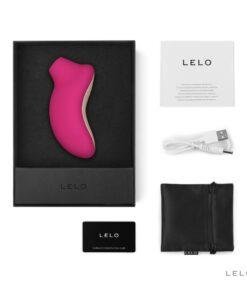 n10625 lelo sona sonic clitoral massager cerise 4