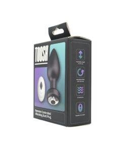 n12941 toosh remote controlled silicone vibrating butt plug 2 pkg 2