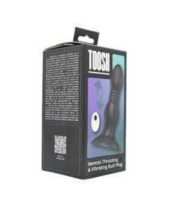 n12952 toosh remote controlled thrusting butt plug pkg 1