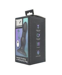 n12952 toosh remote controlled thrusting butt plug pkg 2