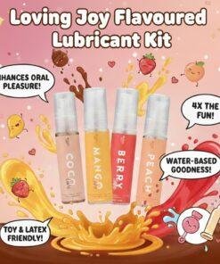 n12622 loving joy flavoured lubricant set 4 pack 10