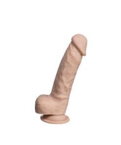 n13001 silexd real skin 8inch silicone dildo wballs 3