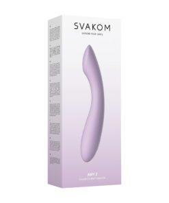 Svakom Amy 2 G-Spot and Clitoral Vibrator Lilac n12317 svakom amy2 gspot clitoral vibrator lilac 9