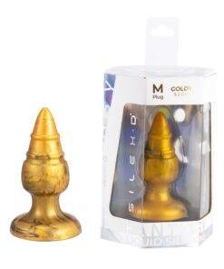 n13014 silexd fantasy collection goldy butt plug med