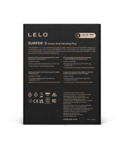 n13045 lelo surfer2 unisex anal vibrating plug black 5 5