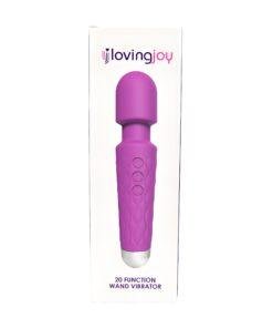 Loving Joy 20 Function Wand Vibrator Purple n11930 loving joy 20 function wand vibrator purple 4 scaled 1