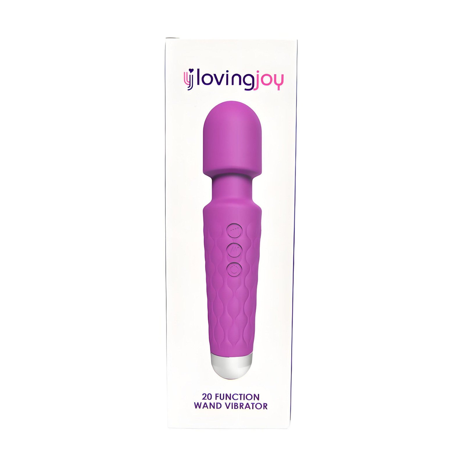 Loving Joy 20 Function Wand Vibrator Purple Loving Joy 20 Function Wand Vibrator Purple - Image 5