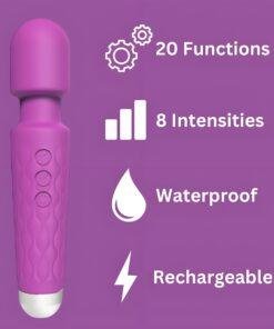 Loving Joy 20 Function Wand Vibrator Purple n11930 loving joy 20 function wand vibrator purple 7 scaled 1