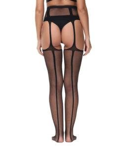 n12910 lace by lj lace up suspender tights 5