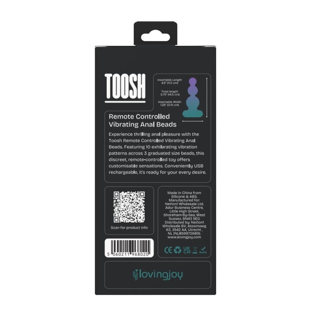 Toosh Remote Controlled Vibrating Anal Beads Toosh Remote Controlled Vibrating Anal Beads - Image 9