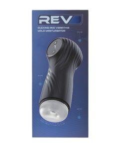 Rev Sucking and Vibrating Male Masturbator n12956 rev suction vibrating masturbator pkg