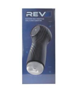 Rev Sucking and Vibrating Male Masturbator n12956 rev suction vibrating masturbator pkg 3