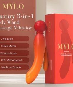 MYLO 3-in-1 Body Wand Massager Fire