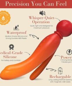 n13051 mylo 3 in 1 body wand massager fire 4